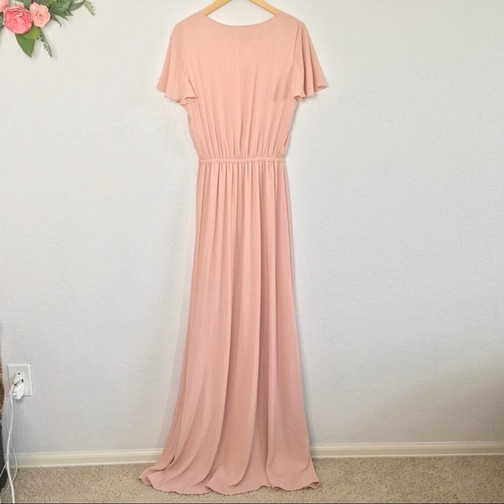 New NWT Show me your Mumu blush pink medium maxi dress - Picture 10 of 11